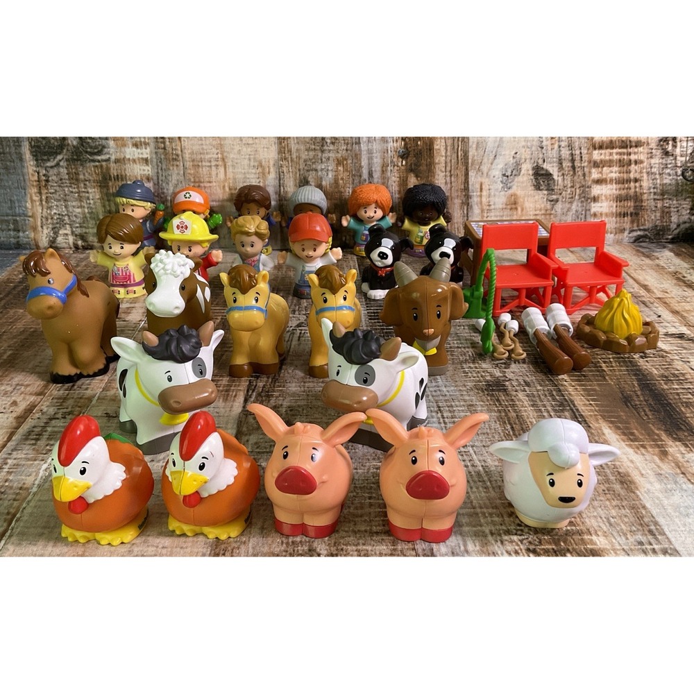 Fisher Price Little People Mixed Lot Of 24 Figures